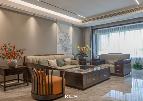 KLF全屋記 | 138㎡現代新中式之家，勾勒古典國風雅韻