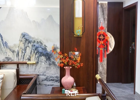 KLF全屋記丨136㎡新中式雅居，古調新彈，忘卻紛擾，呼吸著的當代生活提案